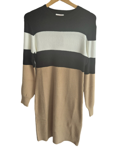 Jess Lea Striped Long Sleeves Dress