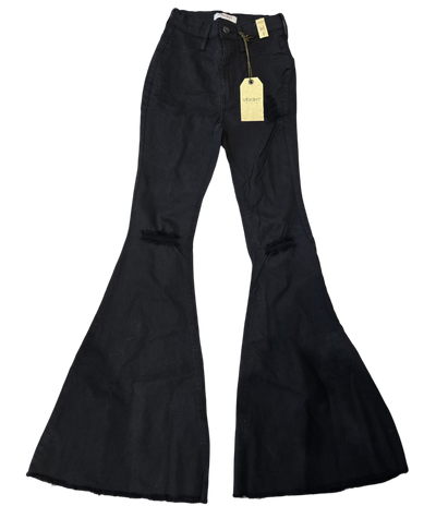 Vibrant Bell Bottom Black Jean