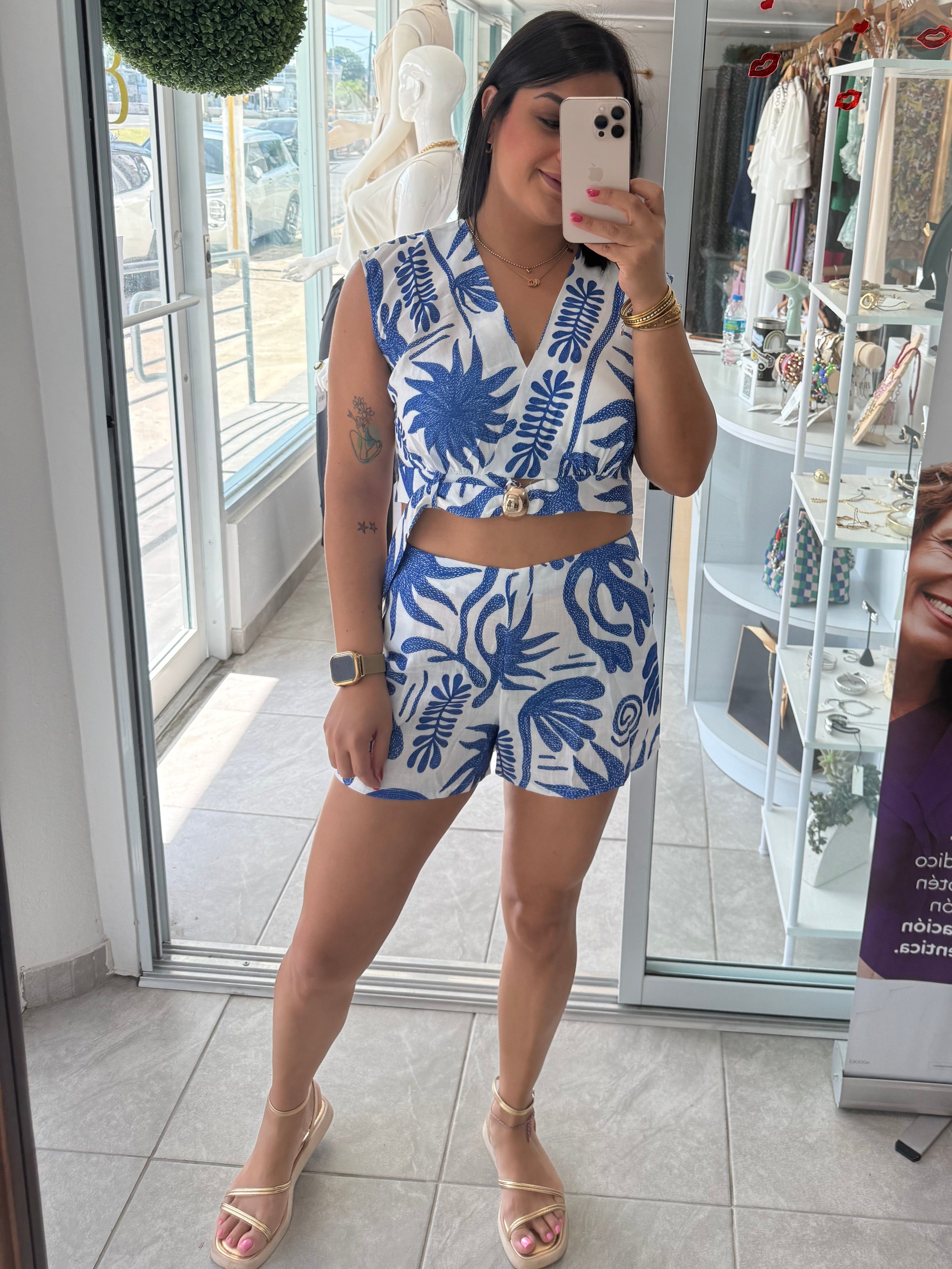 Relaxed Ocean Short set