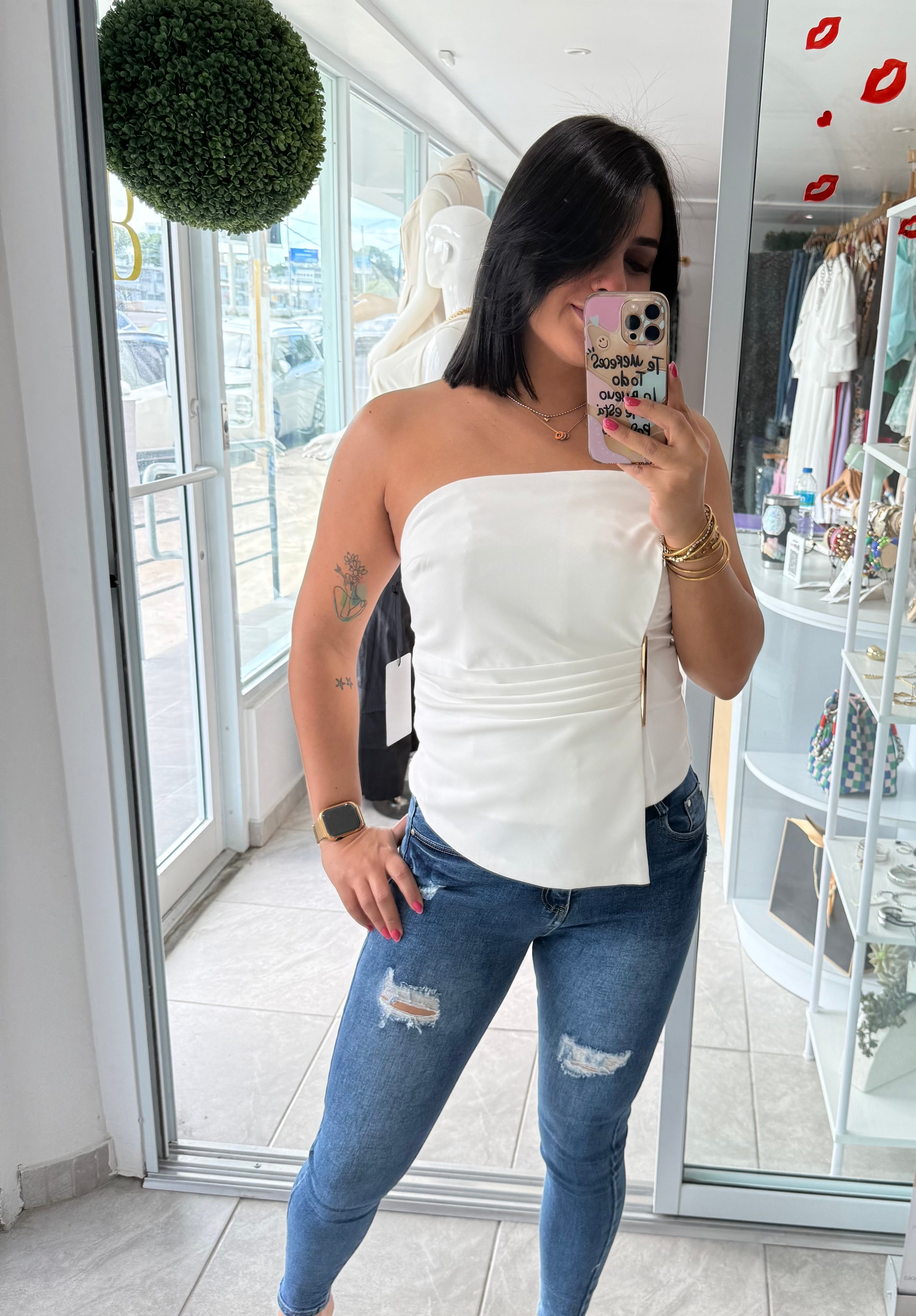 Asymmetric Top White