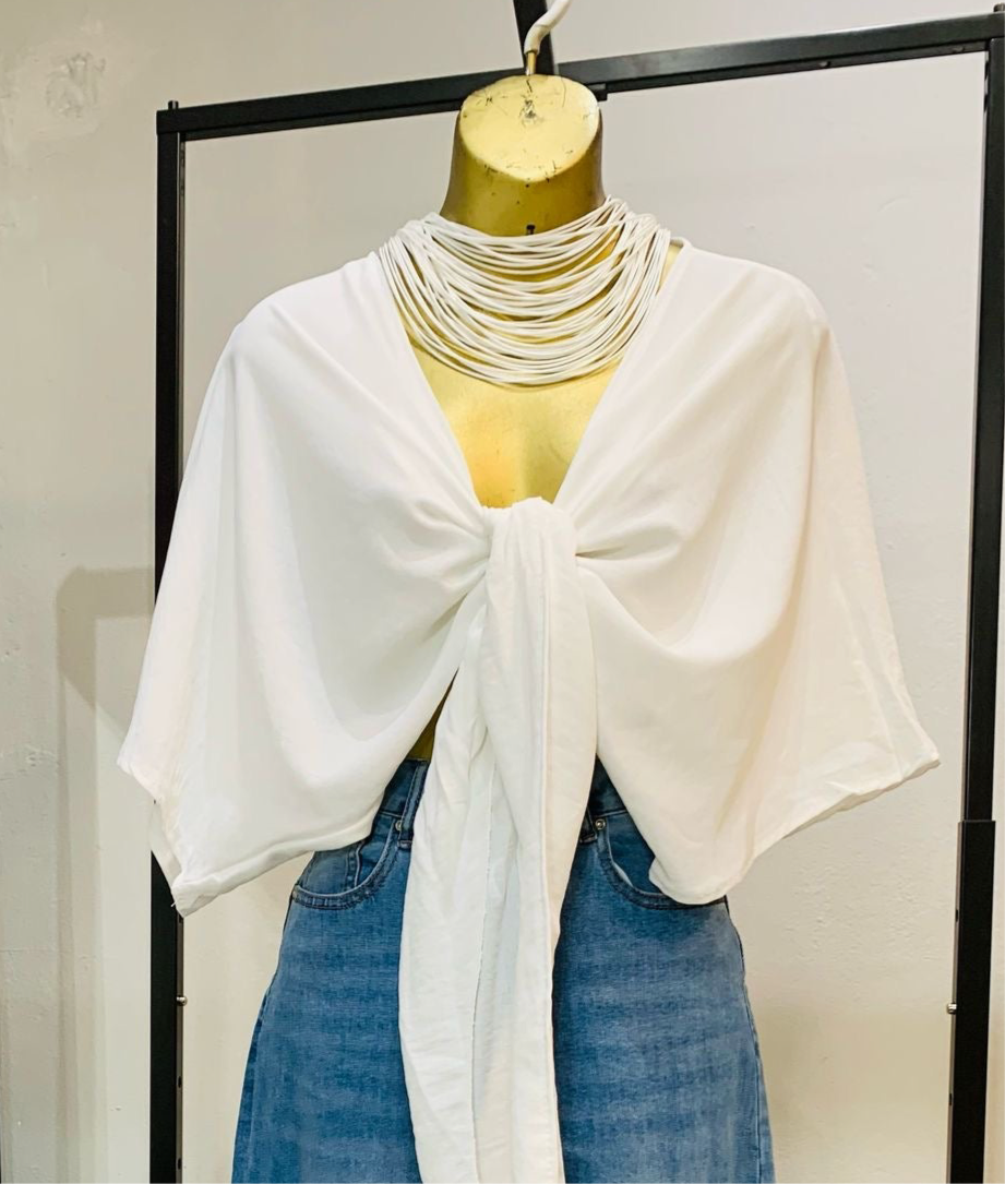 White Knot Top