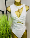 White Lycra Bodysuit