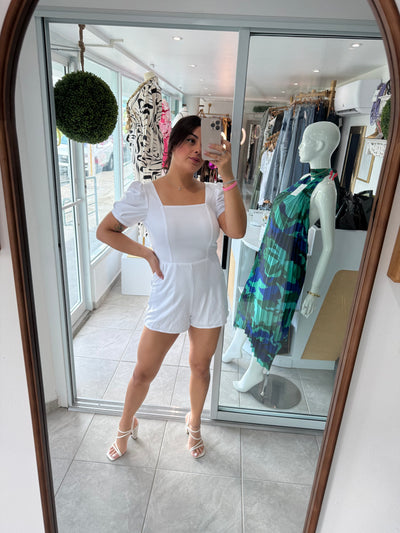 Sugar Lips White Romper