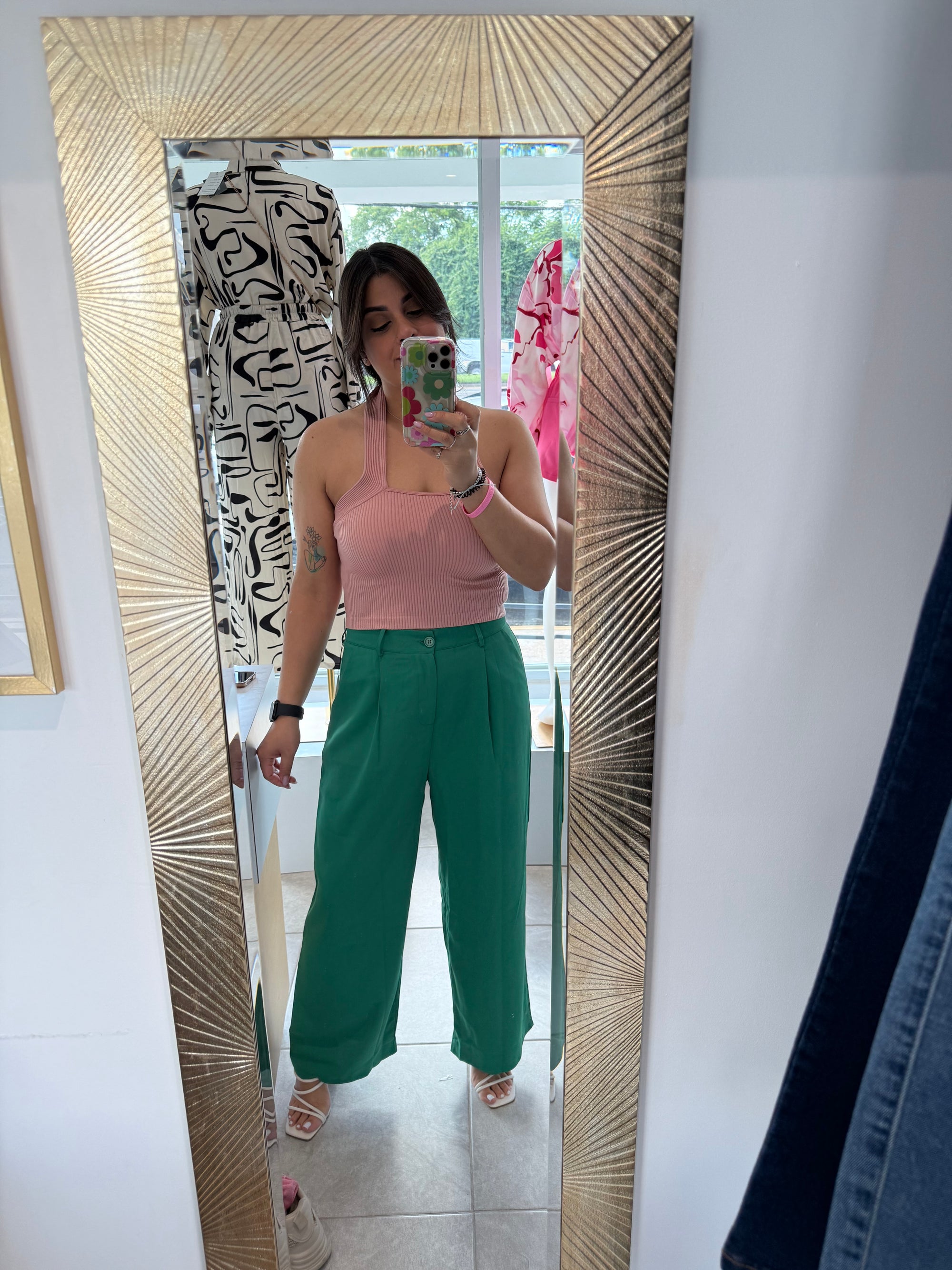 Eco Wide-Leg Pants (Large)