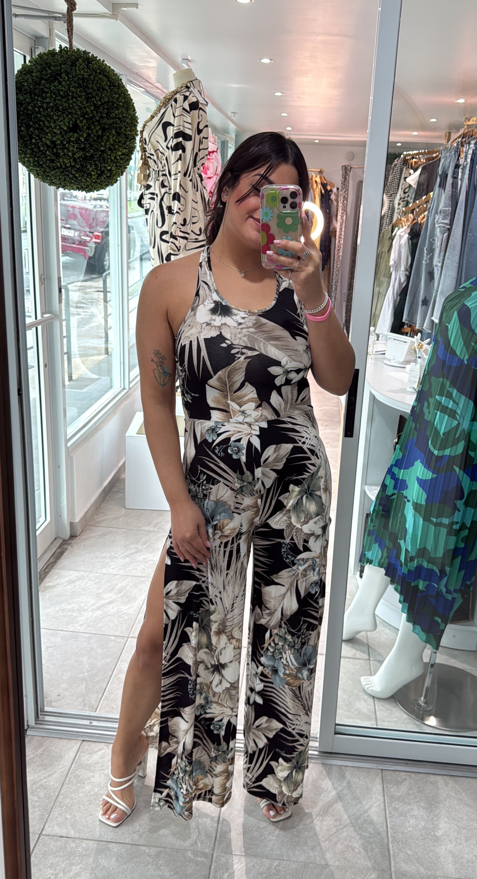 Timing Print Jumpsuit