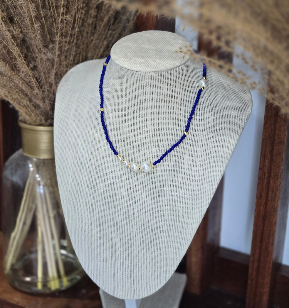 Beaded Pearls Necklaces