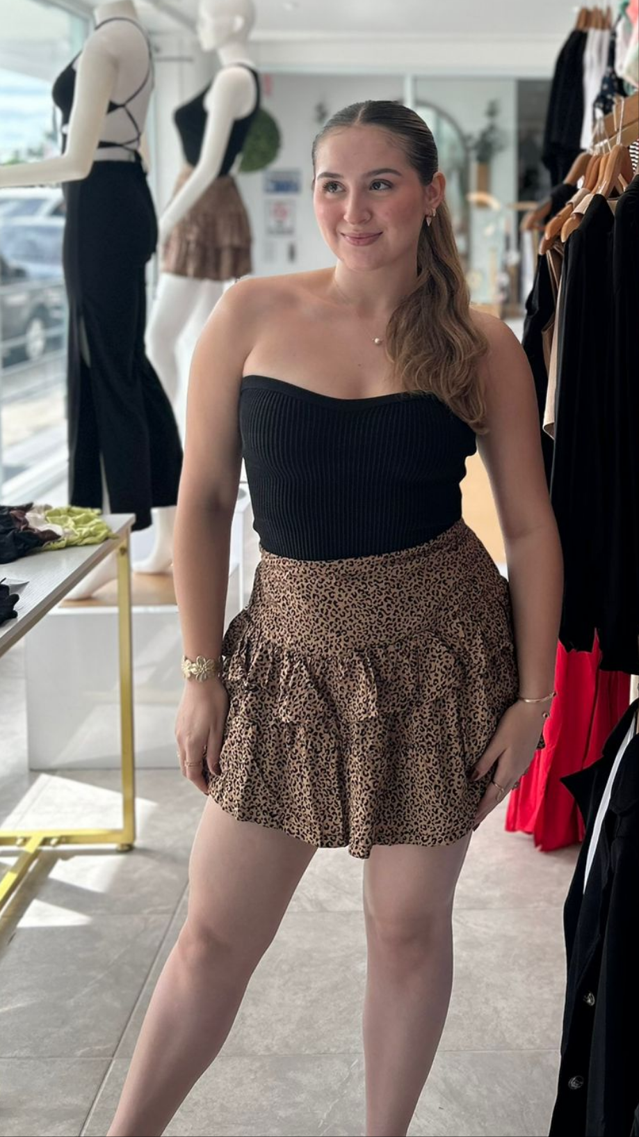 Animal Print Skirt