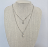 Silver Star and Moon Necklace