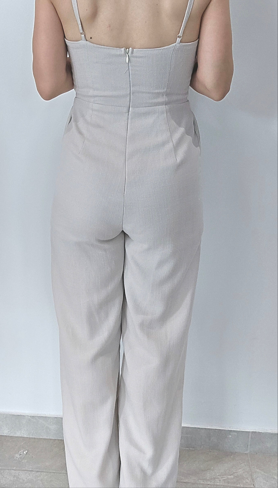 Beige Blush Jumpsuit