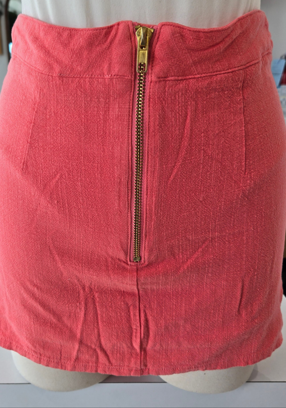 Skylar + Madison Peach Skirt