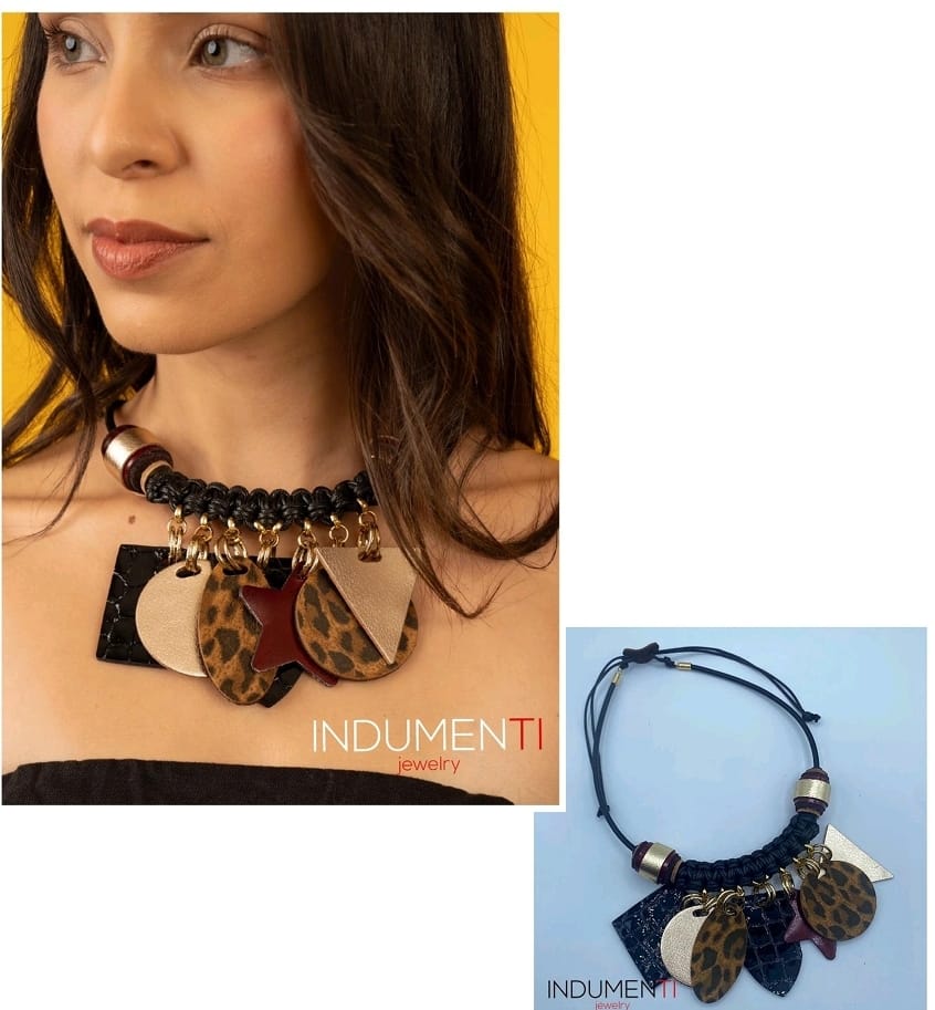 Indumenti Animal Print Necklace