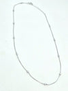 Silver Beads Simple Necklace