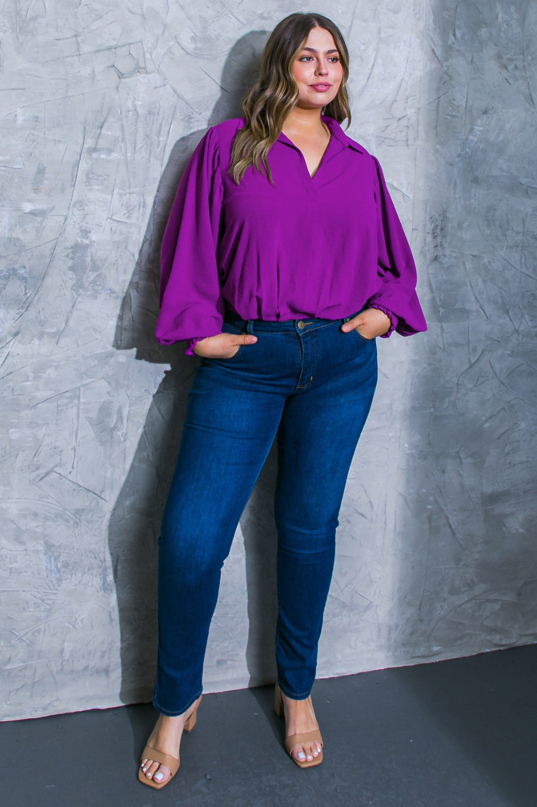 Purple Plus Blouse