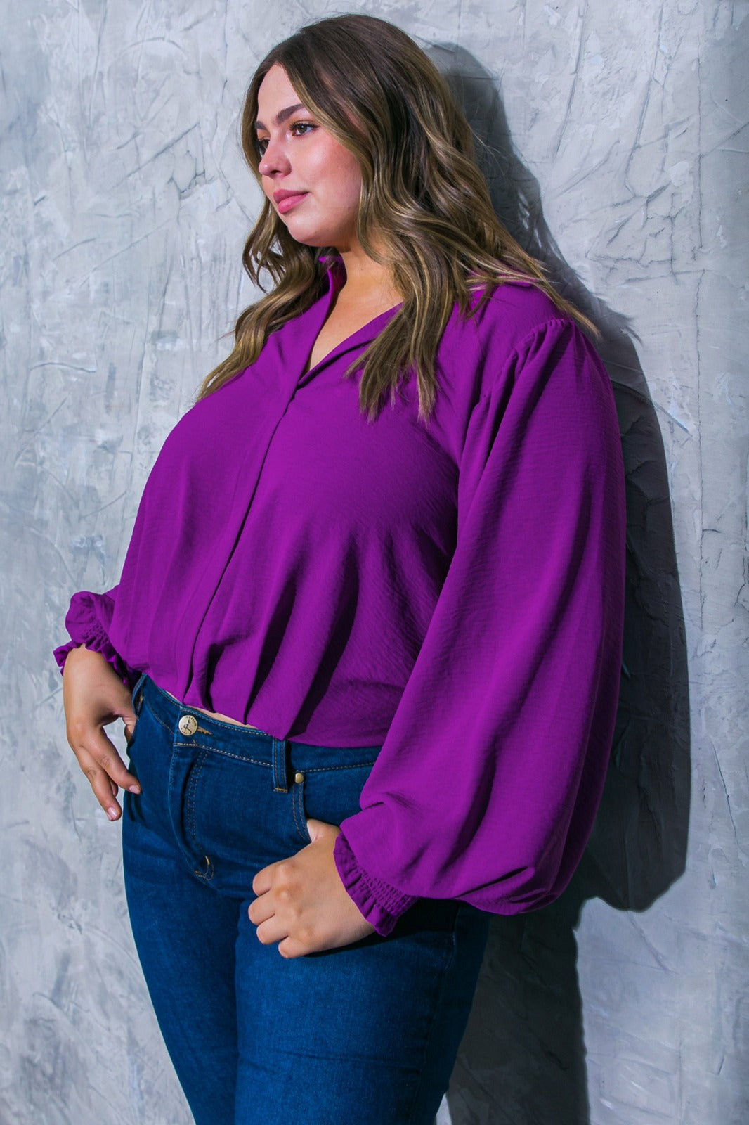 Purple Plus Blouse