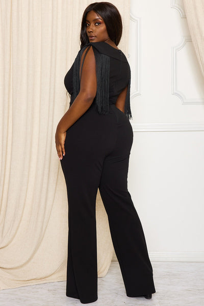 Fringe Plus Jumpsuit