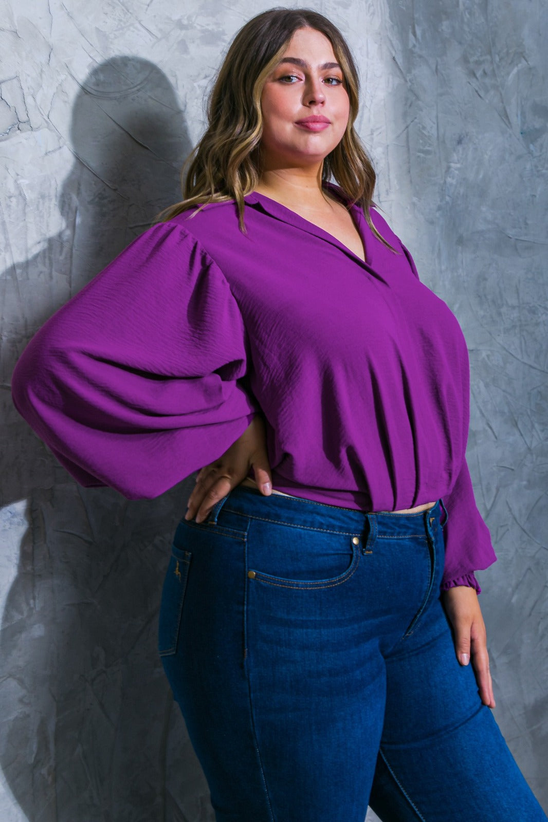 Purple Plus Blouse