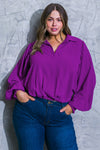 Purple Plus Blouse