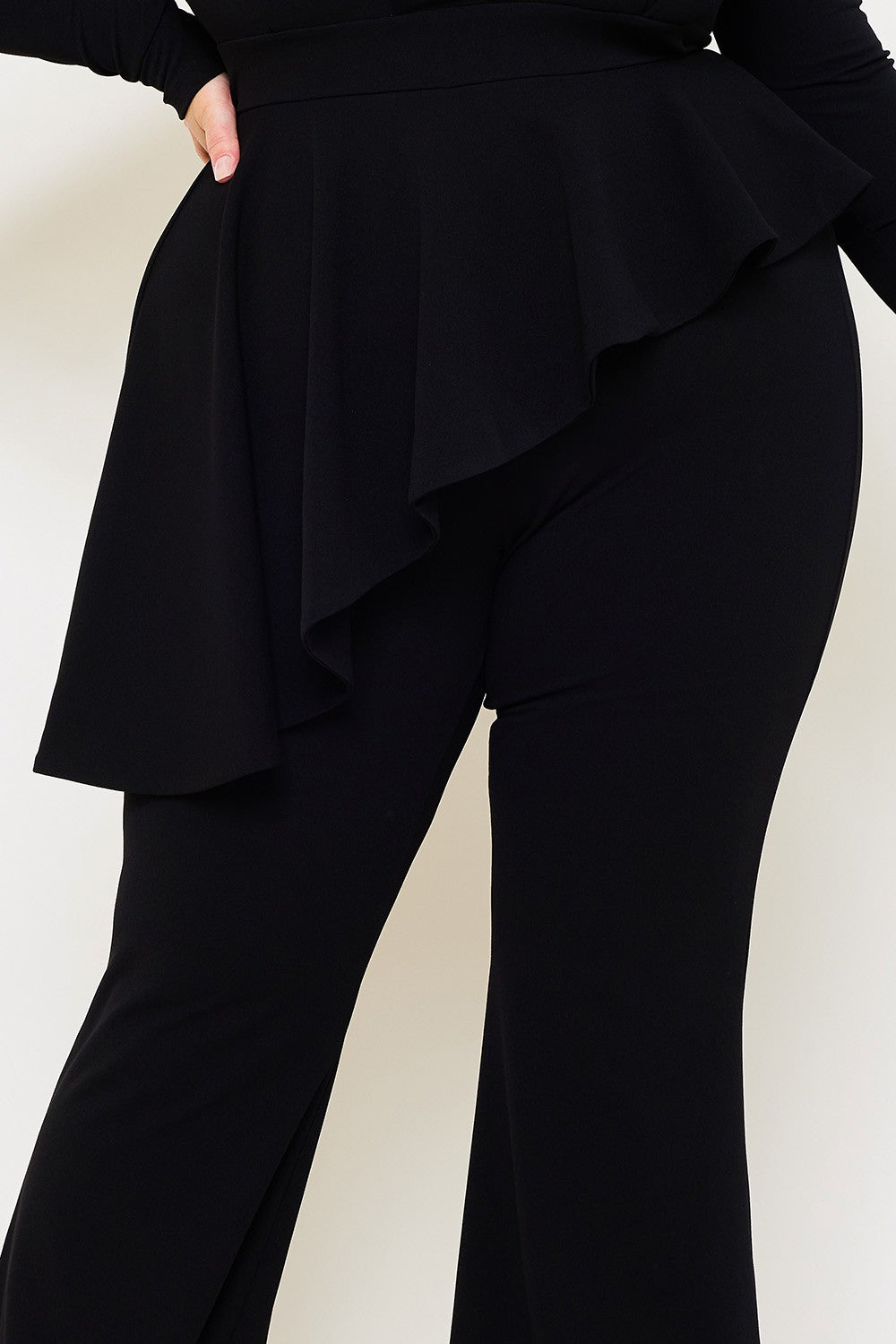 Asymmetrical Plus Jumpsuit