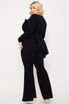 Asymmetrical Plus Jumpsuit