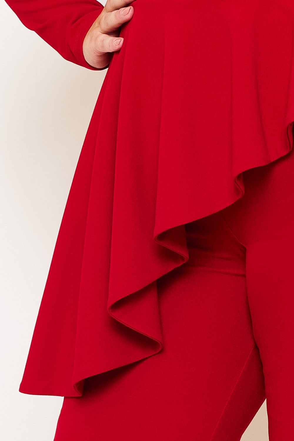 Asymmetrical Plus Jumpsuit