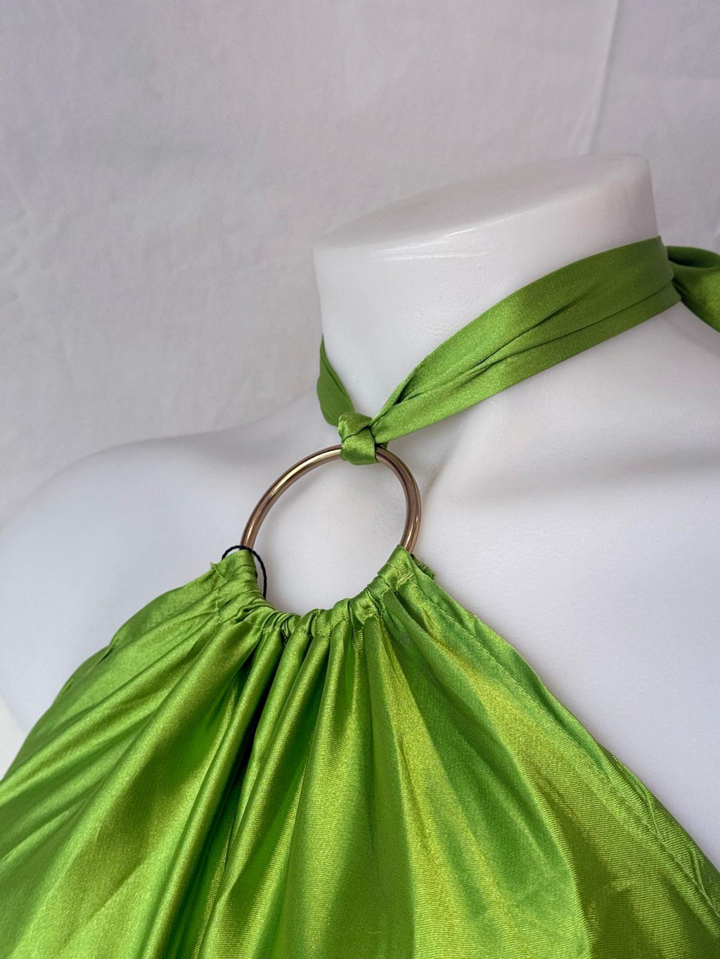 Emerald Silky Dress