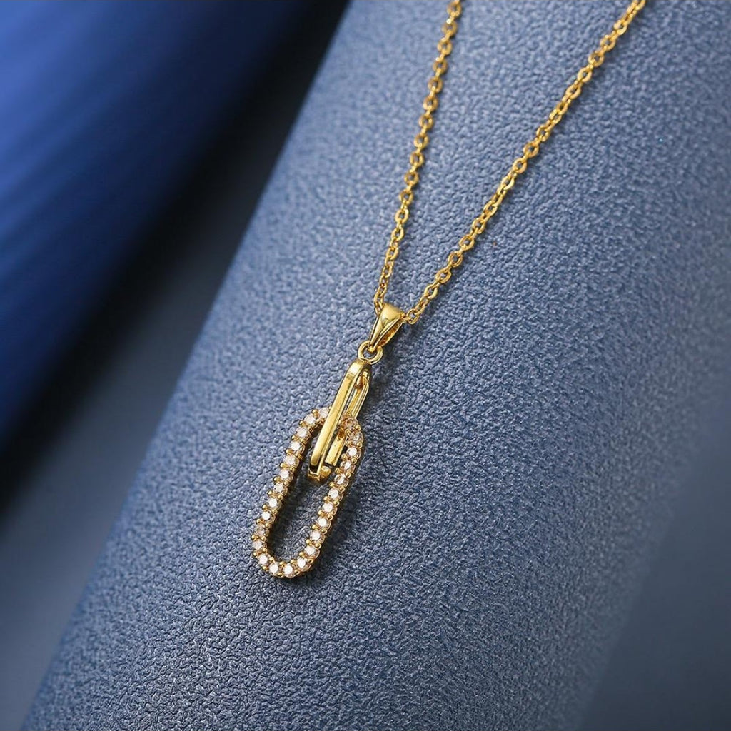 Heart Pin Necklace