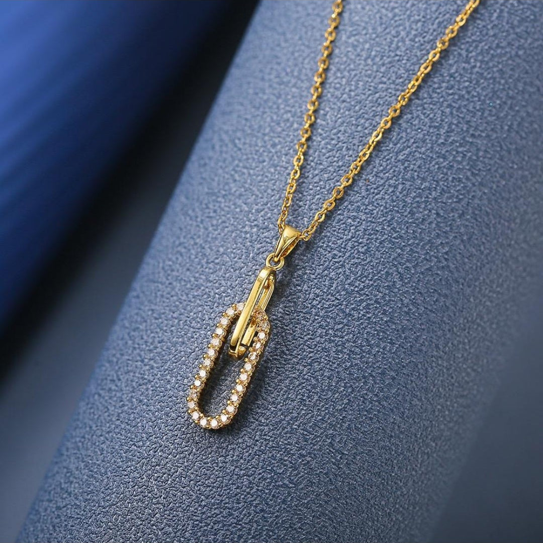 Heart Pin Necklace
