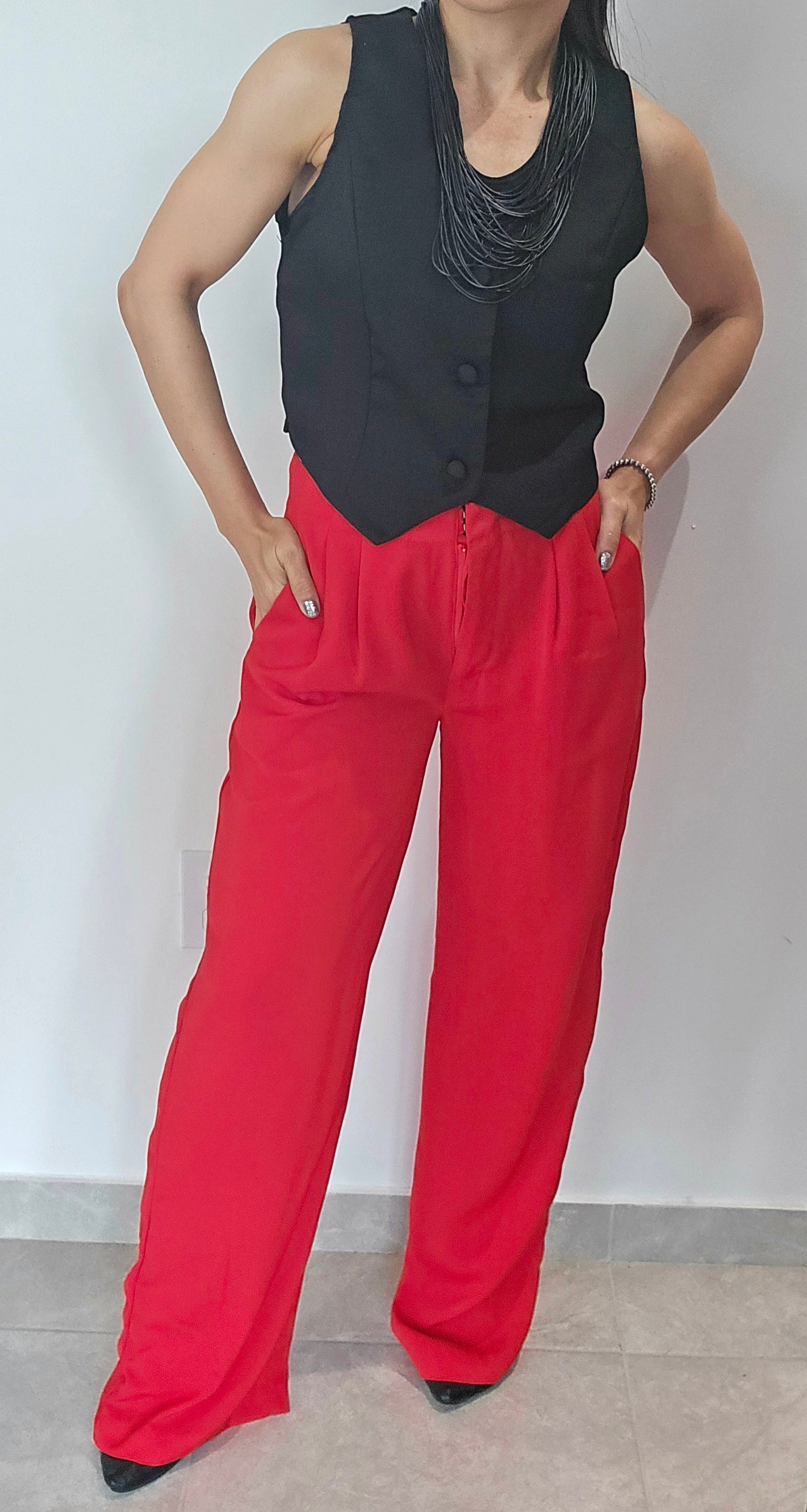 Red Long Pant