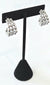 Beaded Silver Hoops