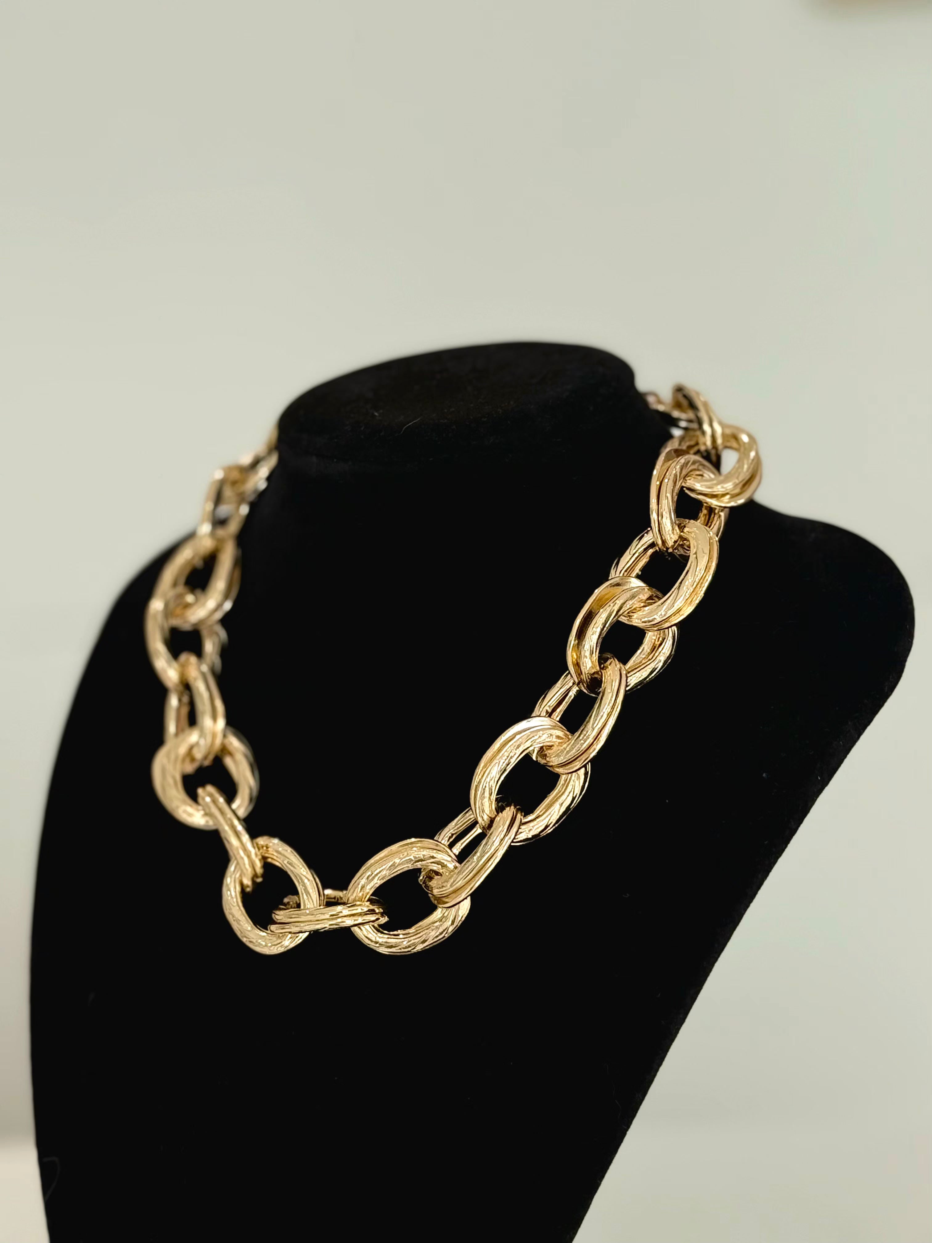 Gold Chunky Necklace