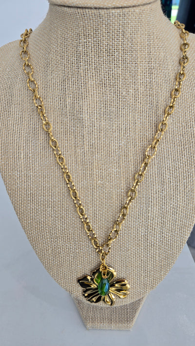 Esmerald Blossom Necklace