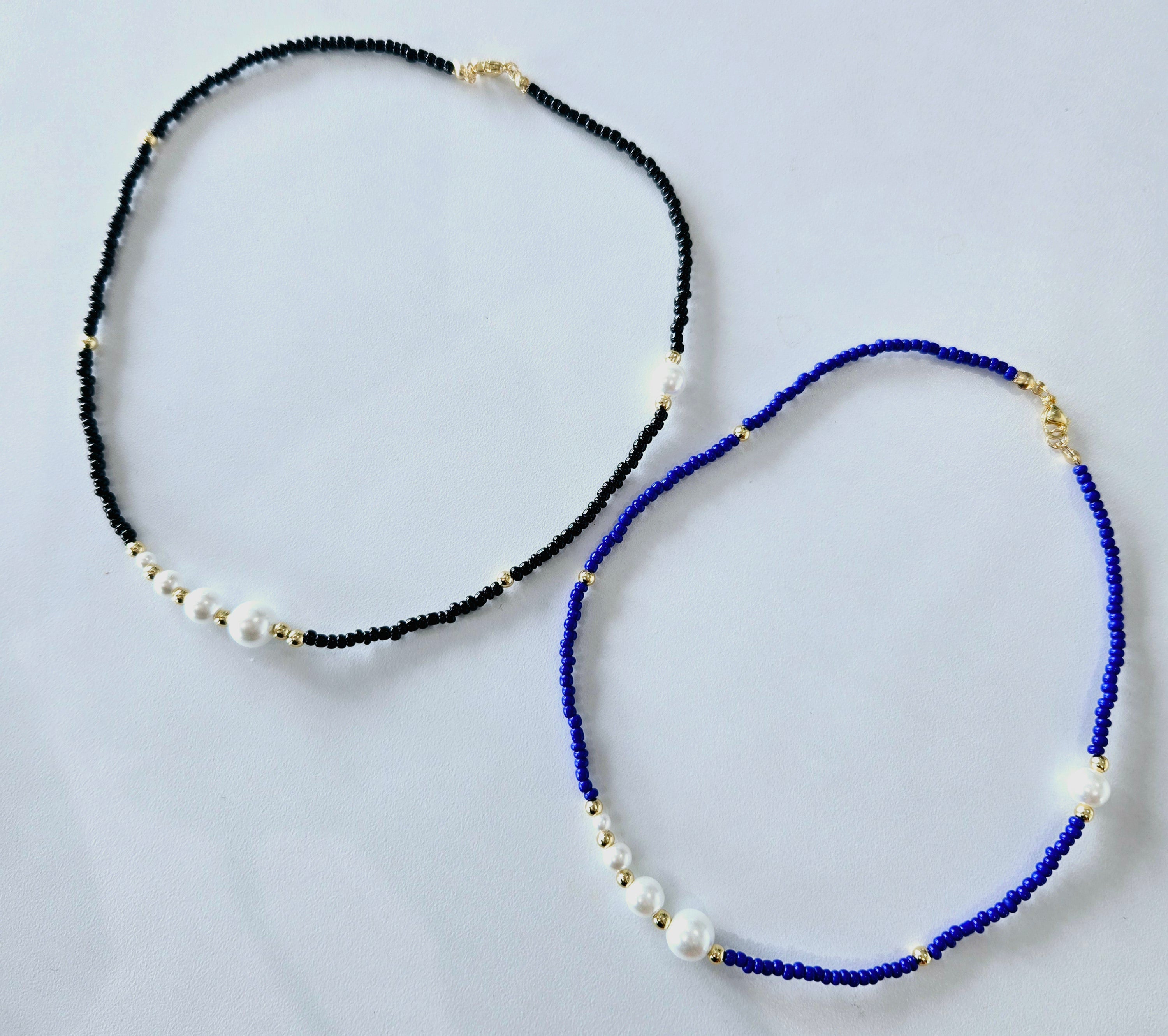 Beaded Pearls Necklaces