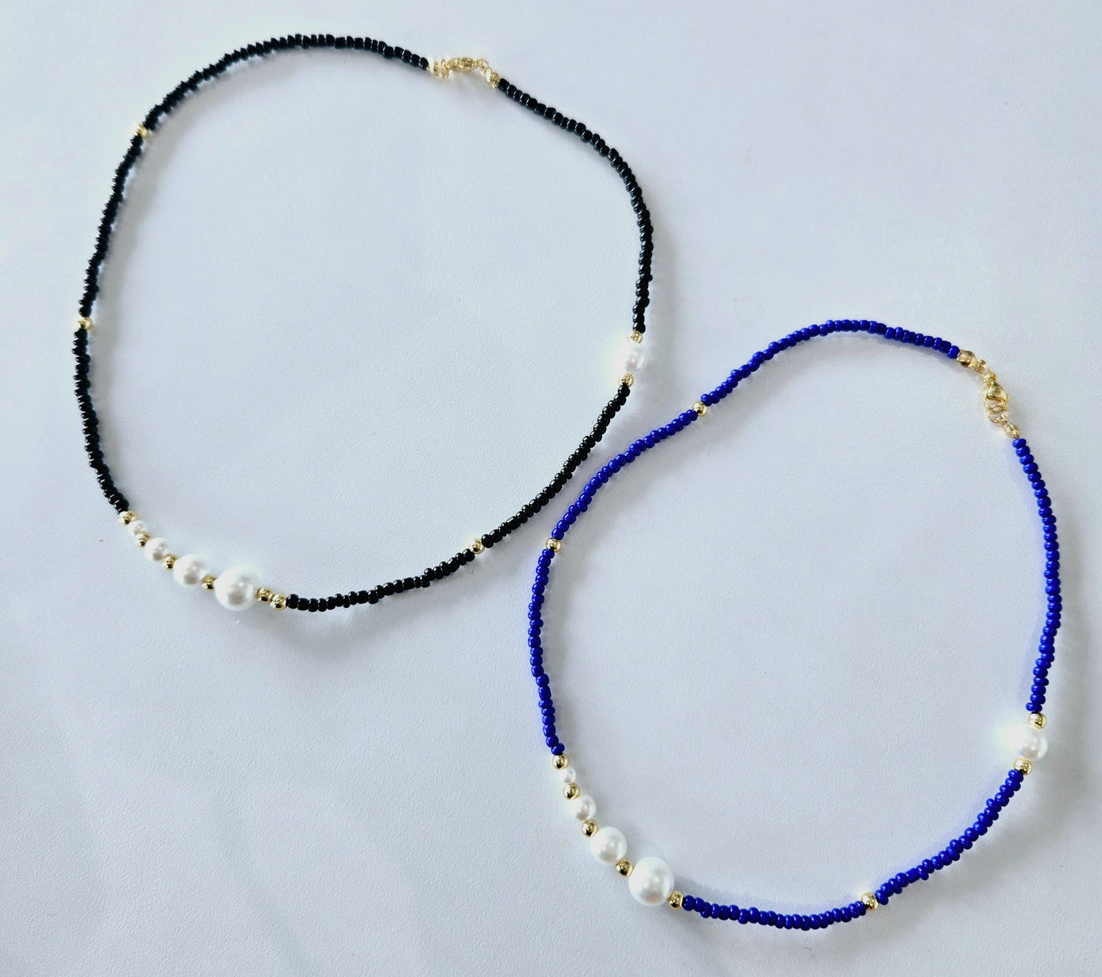 Beaded Pearls Necklaces