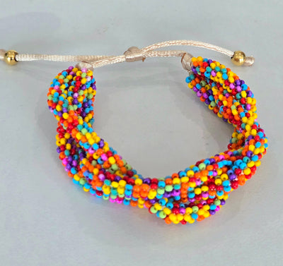 Colorful Set (Bracelet & Earrings)