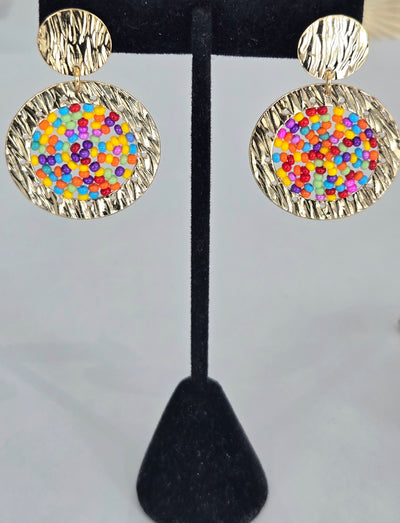 Colorful Set (Bracelet & Earrings)