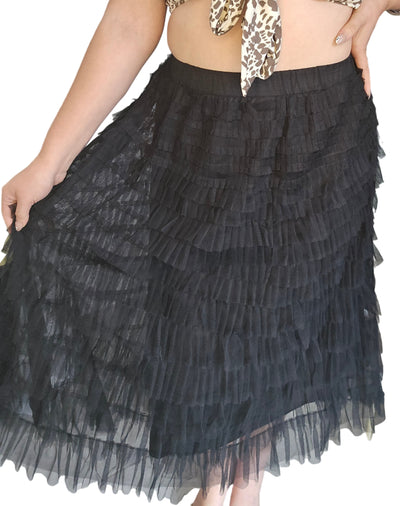 Black Tulle Skirt