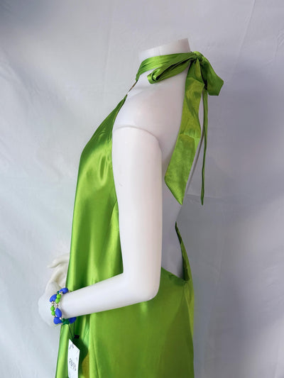Emerald Silky Dress