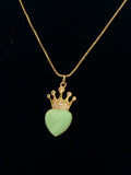 Green Heart Necklace