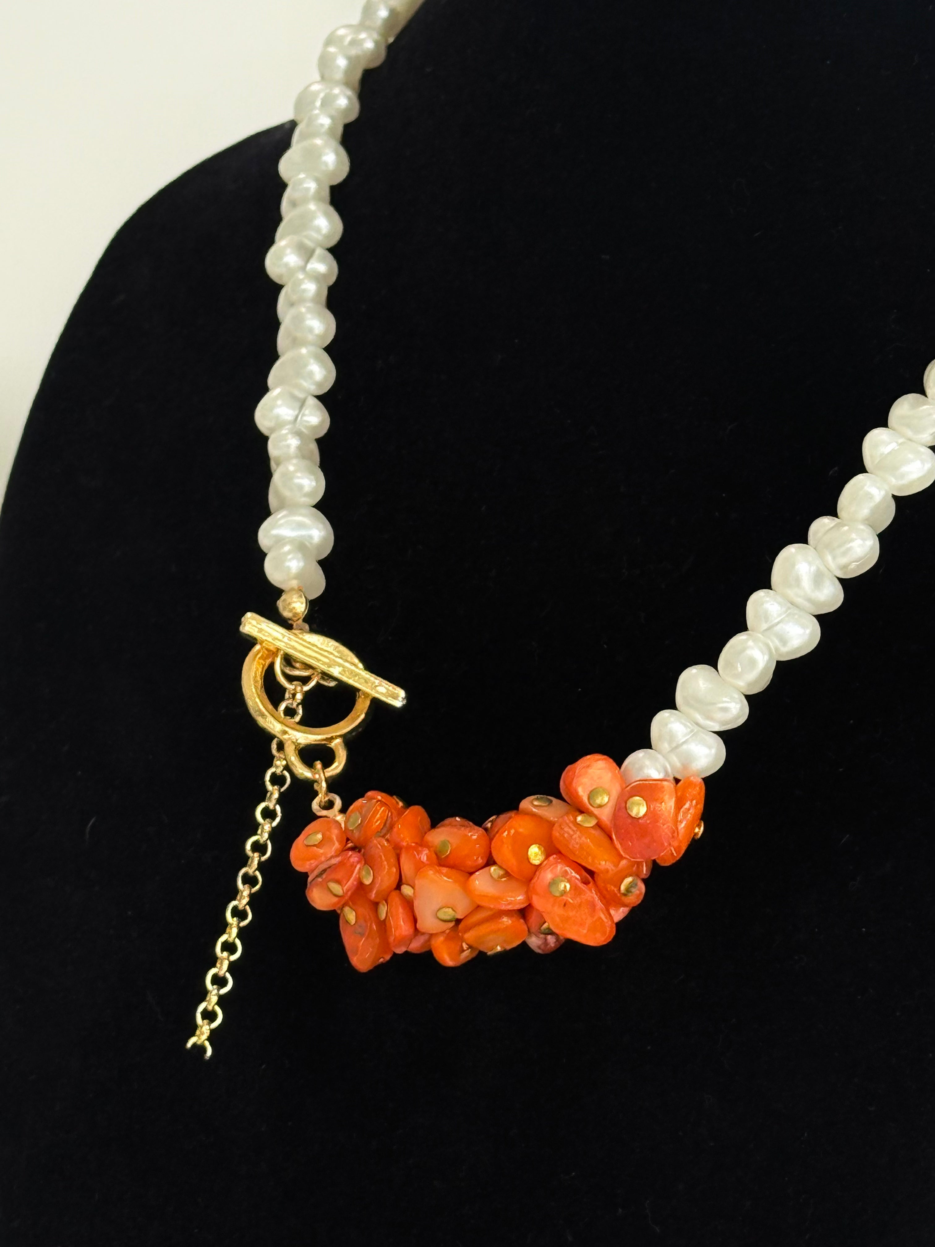 Sunset Pearls Necklace