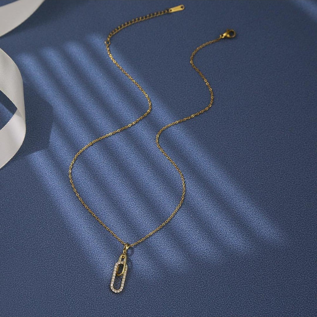 Heart Pin Necklace