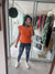 Glam Orange Top