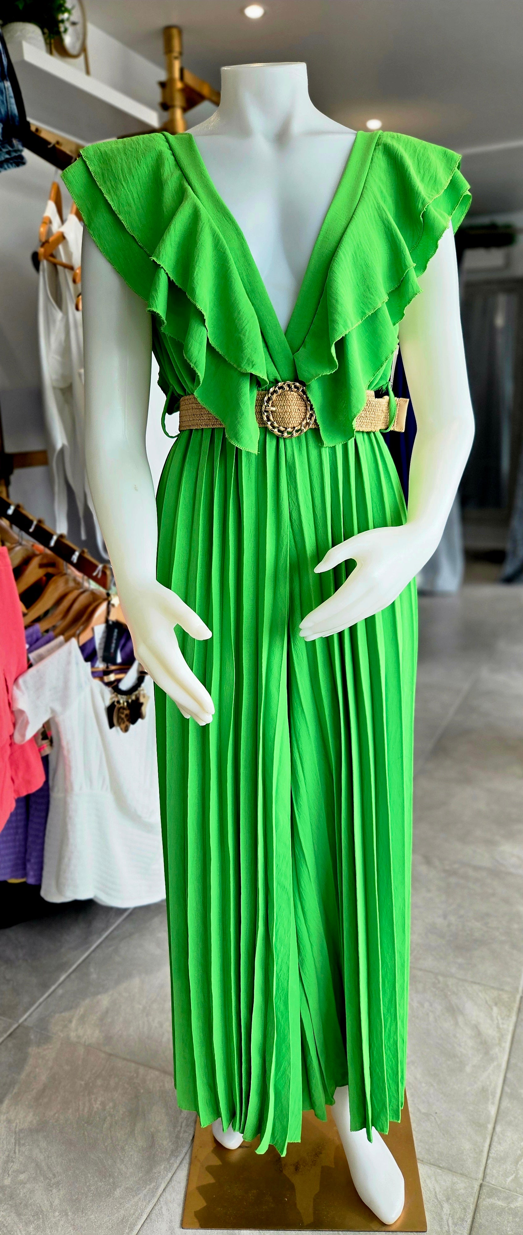 Oliva y Lino Jumpsuit