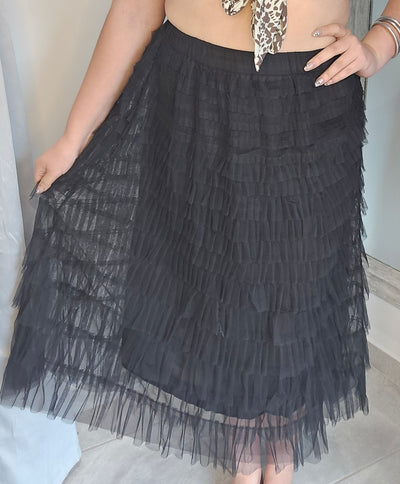 Black Tulle Skirt