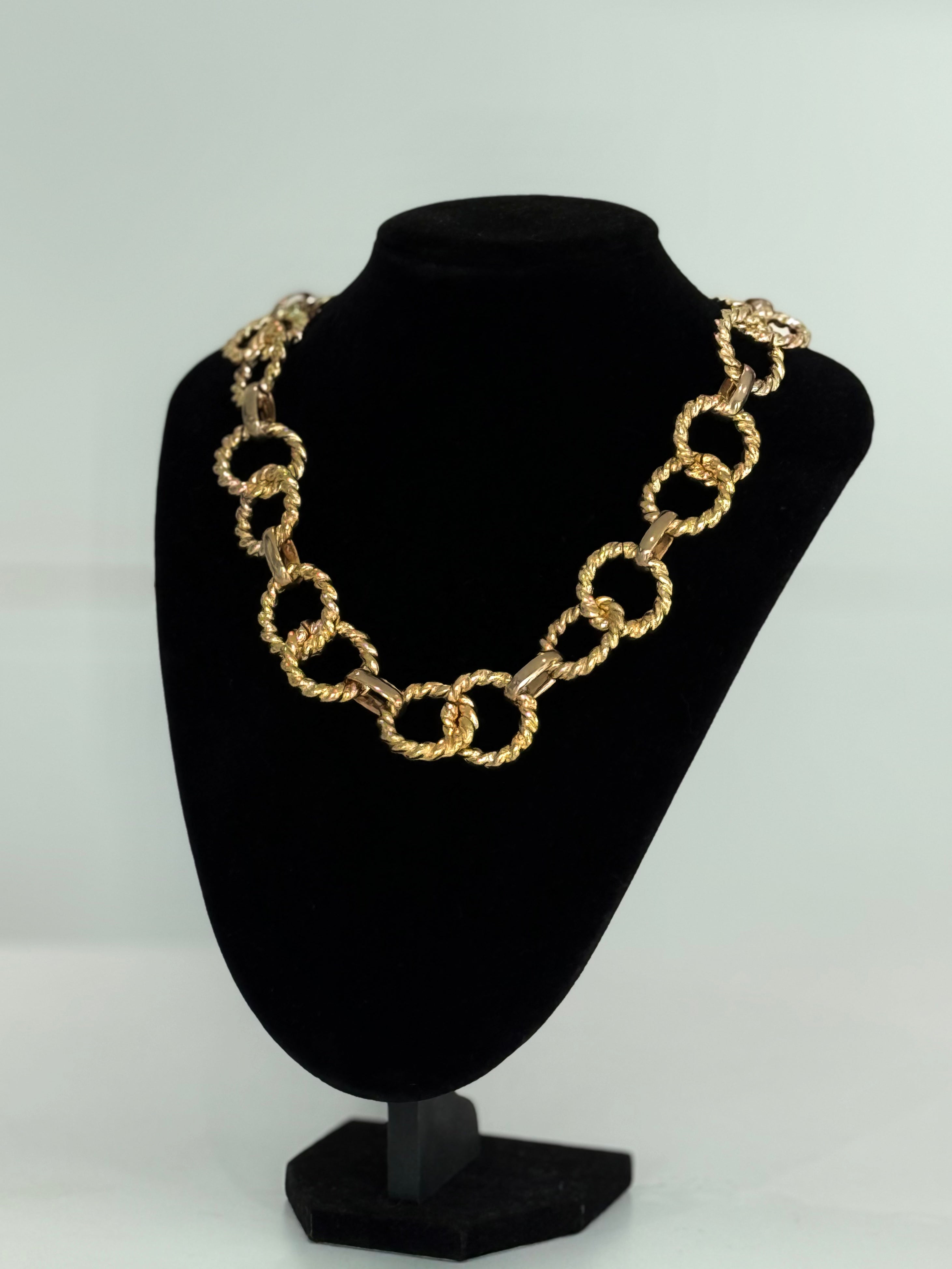Metallic Gold Necklace