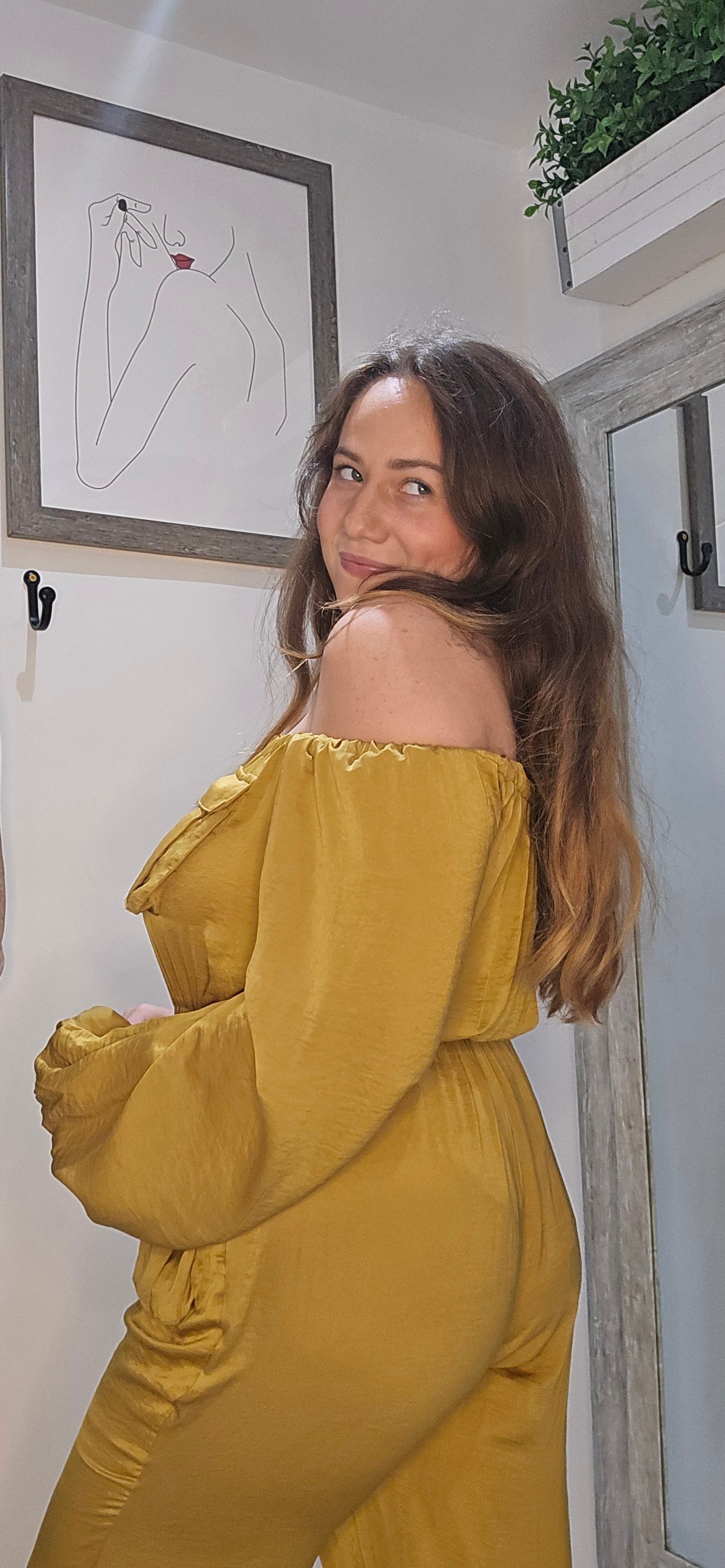 Dress Day Gold Jumpsuit