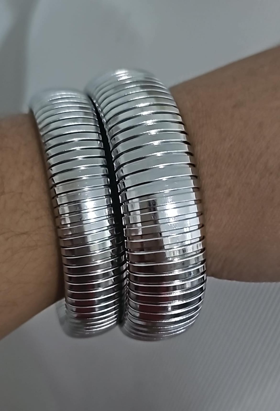 Silver Chunky Bangle