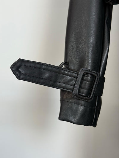 Haute Monde Black Leather Jacket