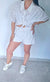 White Short Set