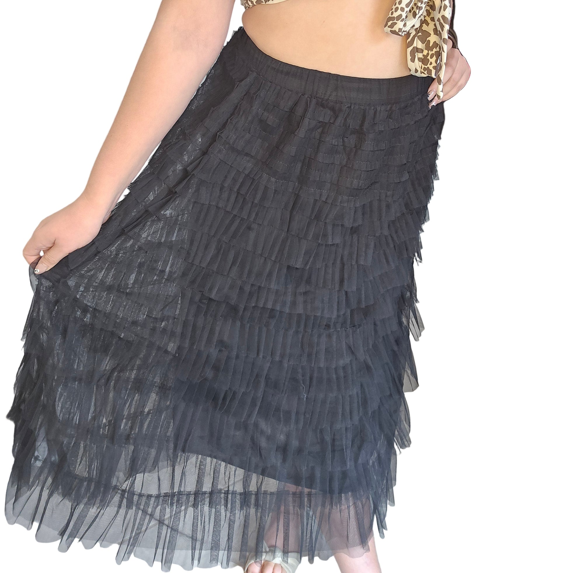 Black Tulle Skirt