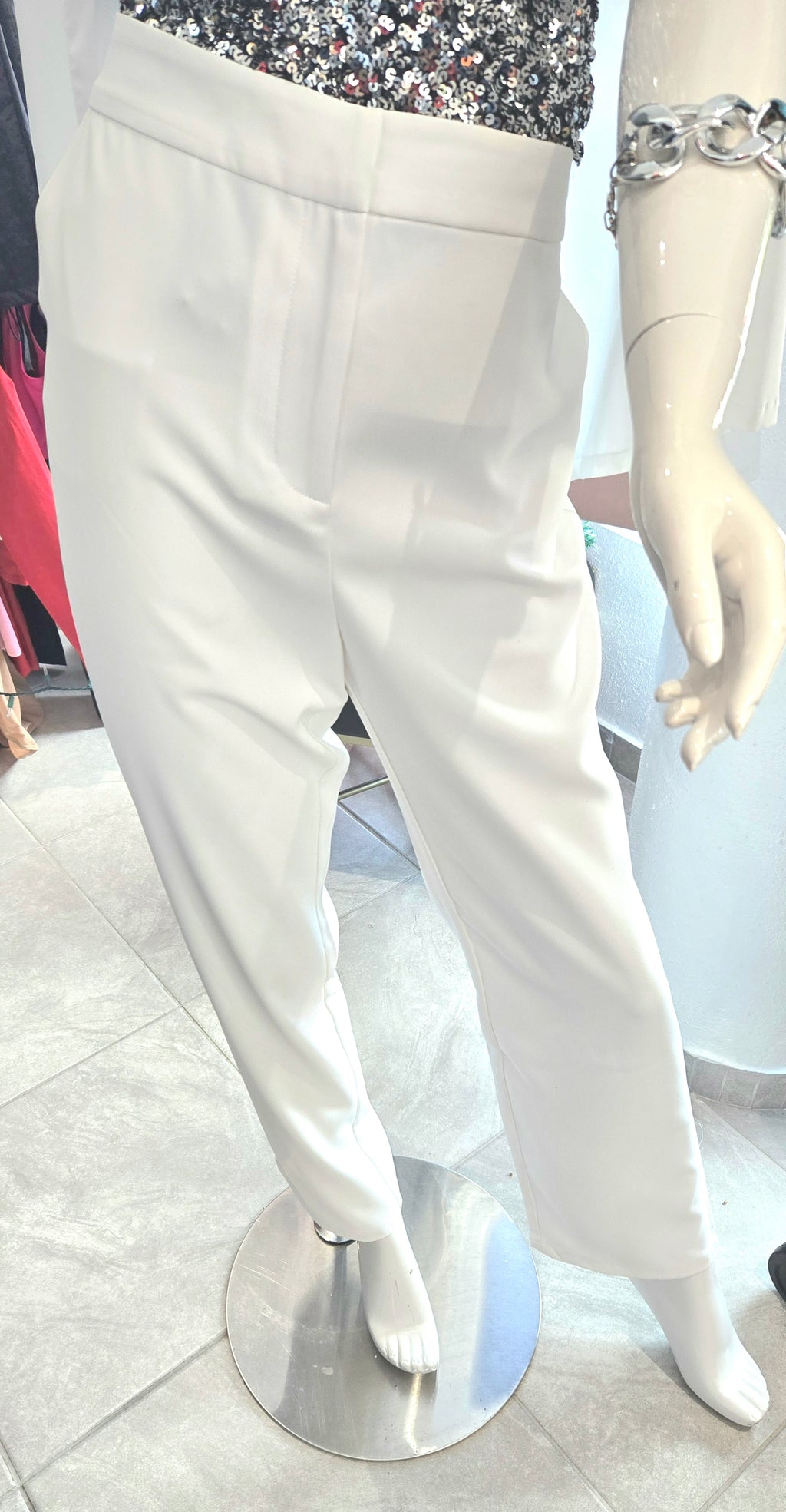 Ovi White Pants